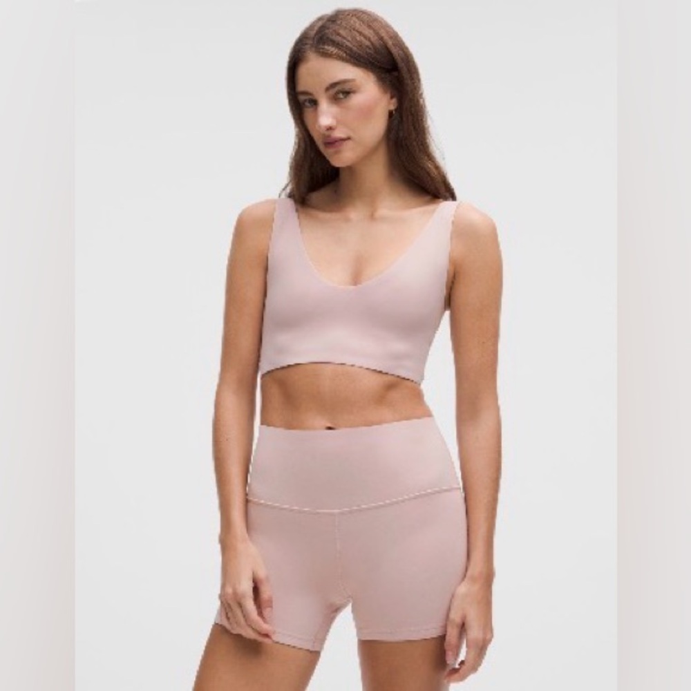 Lululemon - Mink Berry - Bend This Scoop and Square Bra S/M